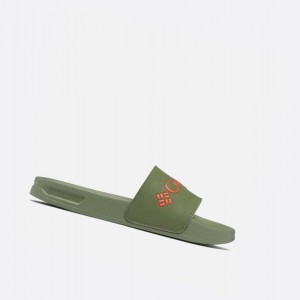 Columbia PFG Tidal Ray Slide Erkek Gri Yeşil Kırmızı | 95870-EKTP