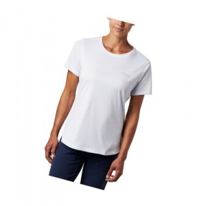 Columbia PFG Zero II Short Sleeve Tişört Kadın Beyaz | 84279-UMCI