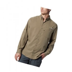 Columbia PHG Bucktail Long Sleeve Woven Gömlek Erkek Kahverengi | 62917-BSEG