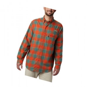 Columbia PHG Sharptail Flannel Gömlek Erkek Turuncu | 79862-LRFC
