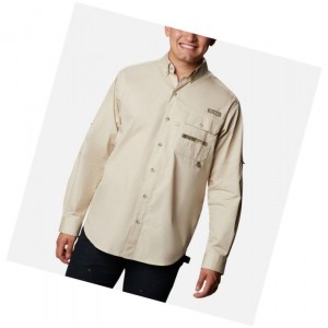 Columbia PHG Sharptail Long Sleeve Gömlek Erkek Haki | 06154-LGEB