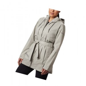 Columbia Pardon My Trench Rain Mont Kadın Gri | 36981-WRLJ
