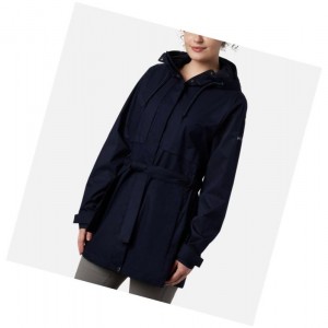 Columbia Pardon My Trench Rain Mont Kadın Lacivert | 32581-ZFTB