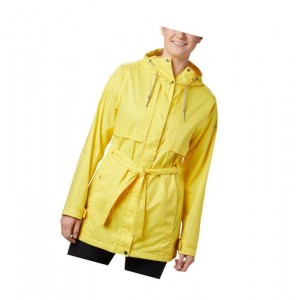 Columbia Pardon My Trench Rain Mont Kadın Sarı | 25639-KDCP