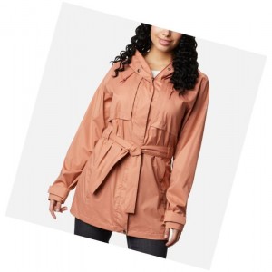 Columbia Pardon My Trench Rain Mont Kadın Pembe | 25174-JOIC