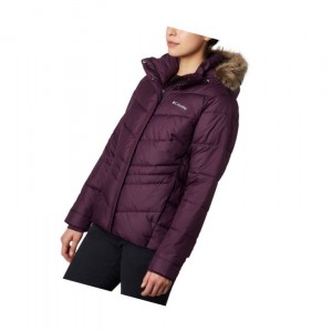 Columbia Peak to Park Insulated Mont Kadın Siyah Pembe | 35691-PFKV