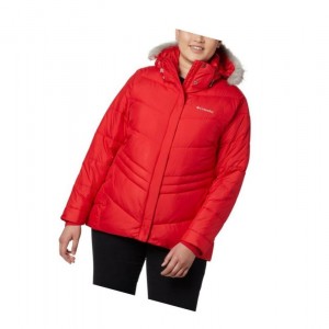 Columbia Peak to Park Insulated Plus Size Mont Kadın Kırmızı | 53712-KJYU