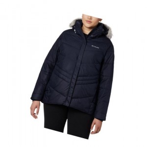 Columbia Peak to Park Insulated Plus Size Mont Kadın Lacivert | 15842-RPSV