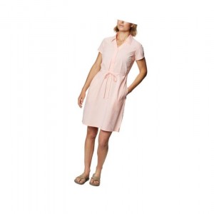 Columbia Pelham Bay Road Elbise Kadın Pembe | 41825-TZPQ