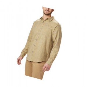 Columbia Pilsner Lodge II Long Sleeve Gömlek Erkek Zeytin Yeşili Kahverengi | 30745-ZISD