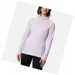 Columbia Piney Ridge Long Sleeve Knit Sweatshirt Kadın Mor | 61234-QLZS