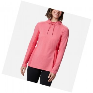 Columbia Piney Ridge Long Sleeve Knit Sweatshirt Kadın Açık Pembe | 13679-HRXO