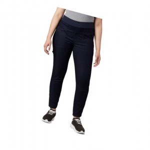 Columbia Pinnacle Peak Hybrid Plus Size Pantolon Kadın Lacivert | 50713-PGJU