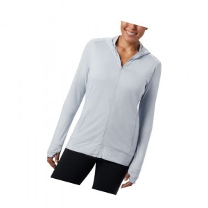 Columbia Place To Place II Full Zip Kapşonlu Kadın Gri | 10694-DWXK