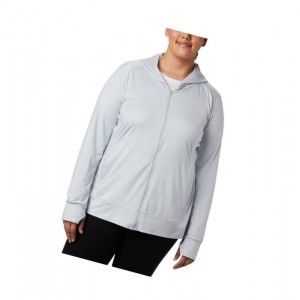 Columbia Place To Place II Full Zip Plus Size Mont Kadın Gri | 67405-BRLT