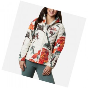 Columbia Powder Lite Hooded Mont Kadın Kahverengi | 63210-WMTX