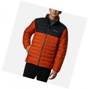 Columbia Powder Lite Insulated Mont Erkek Koyu Gri | 79425-CYJW