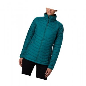 Columbia Powder Lite Mont Kadın Açık Yeşil | 85721-SYGT
