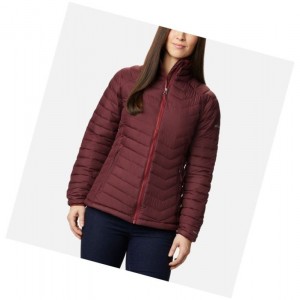 Columbia Powder Lite Mont Kadın Bordo | 56298-WTRY