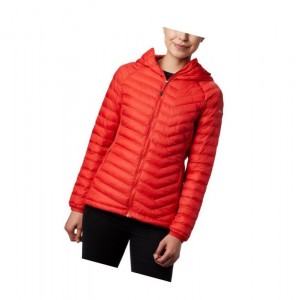 Columbia Powder Pass Hooded Mont Kadın Turuncu | 63079-IMFN