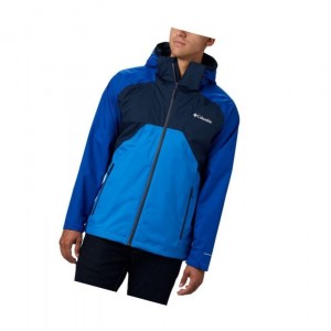 Columbia Rain Scape Tall Mont Erkek Lacivert Mavi Mavi | 92417-QGKZ
