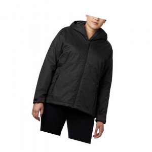 Columbia Rainie Falls Plus Size Mont Kadın Siyah | 96324-VCKI