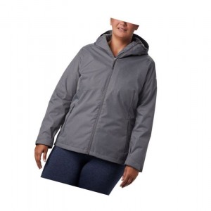 Columbia Rainie Falls Plus Size Mont Kadın Gri | 37628-WSPV