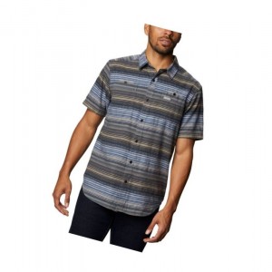 Columbia Red Bird Falls Short Sleeve Gömlek Erkek Mavi | 64179-HQFD
