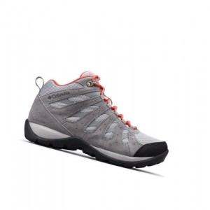 Columbia Redmond V2 Waterproof Mid Yürüyüş Botu Kadın Kırmızı | 37549-KXOU
