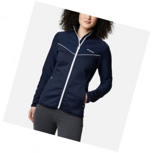 Columbia Roffe Ridge II Full Zip Fleece Mont Kadın Lacivert Beyaz | 63781-QCEK