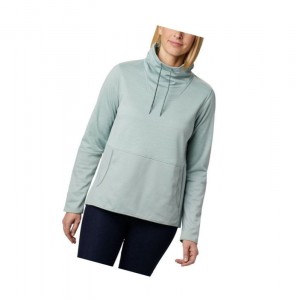Columbia Rosemont Station Sweatshirt Kadın Mavi | 72916-PMLB