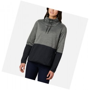 Columbia Rosemont Station Sweatshirt Kadın Gri Siyah | 62891-DLTV