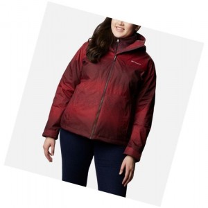 Columbia Ruby River Interchange Plus Size Mont Kadın Bordo | 51790-UVHR