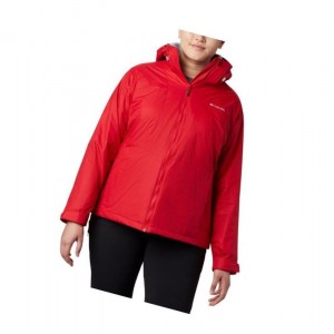 Columbia Ruby River Interchange Plus Size Mont Kadın Kırmızı | 34190-FJVZ