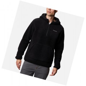 Columbia Rugged Ridge II Hooded Sherpa Fleece Kapşonlu Erkek Siyah | 63718-ATPI