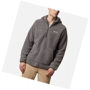 Columbia Rugged Ridge II Hooded Sherpa Fleece Kapşonlu Erkek Gri | 34178-TKYB