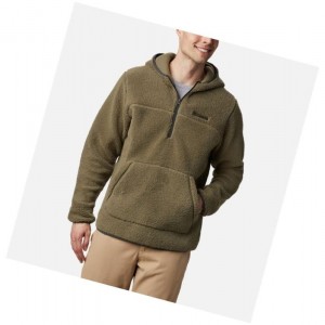 Columbia Rugged Ridge II Hooded Sherpa Fleece Kapşonlu Erkek Gri Yeşil | 19504-ZXCN