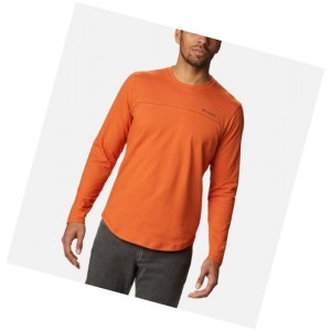 Columbia Rugged Ridge Long Sleeve Crew Sweatshirt Erkek Turuncu | 70268-UIFH