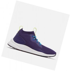 Columbia SH/FT Mid Breeze Spor Ayakkabı Erkek Koyu Mor Gümüş Gri | 09764-HEBM
