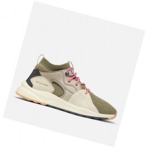 Columbia SH/FT OutDry Mid Spor Ayakkabı Kadın Gri Yeşil Pembe | 54731-SQIC