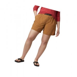 Columbia Sandy River Cargo Plus Size Şort Kadın Kahverengi | 51974-TGID