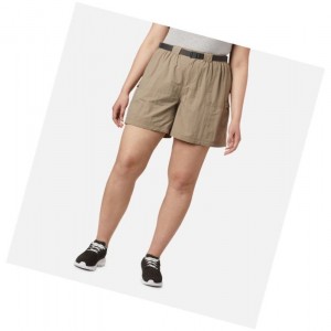 Columbia Sandy River Cargo Plus Size Şort Kadın Kahverengi | 49356-SHFG