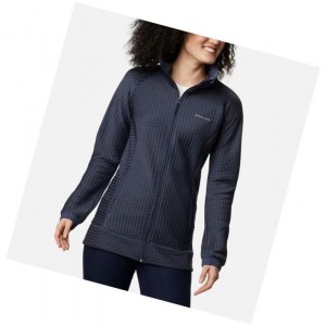 Columbia Saturday Trail Full Zip Mont Kadın Lacivert | 79023-JBSP