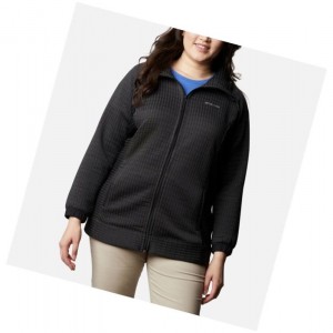 Columbia Saturday Trail Full Zip Plus Size Mont Kadın Siyah | 34586-BSPM