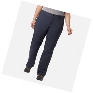 Columbia Saturday Trail II Convertible Plus Size Pantolon Kadın Siyah | 04123-AOLT