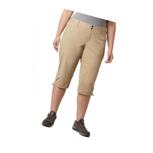 Columbia Saturday Trail II Knee Pant Plus Sizes Pantolon Kadın Kahverengi | 50129-FYAC