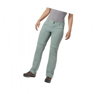 Columbia Saturday Trail II Stretch Convertible Pantolon Kadın Açık Yeşil | 98134-WPHJ