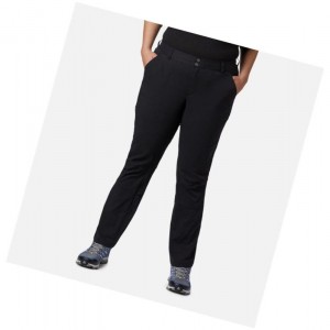 Columbia Saturday Trail Stretch Plus Size Pantolon Kadın Siyah | 92486-ESGW
