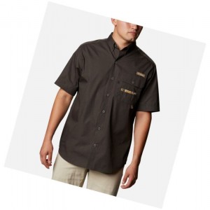 Columbia Sharptail Short Sleeve Gömlek Erkek Gri | 36901-DFIJ