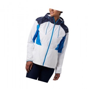 Columbia Side Hill Lined Windbreaker Mont Kadın Beyaz Lacivert Mavi | 73564-IFTO
